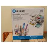 IDESIGN COSMETIC ORGANIZER 3PC. SET