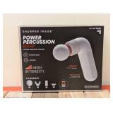 NEW SHARPER IMAGE POWER PERCUSSION EDGE PORTABLE PERCUSSION MASSAGER
