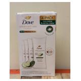 DOVE ADVANCED CARE INVISIBLE + DEODORANT 4PK.