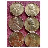 (12) 1962-69 AU/UNC Pennies