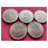 (5) Eisenhower Dollars