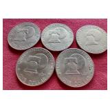 (5) Eisenhower Dollars