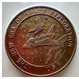 Challenger Shuttle Medallion