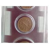 (5) 1800s Sweden Coins