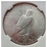 1927 Peace Dollar - PGA MS63