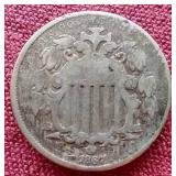 1867 Shield Nickel