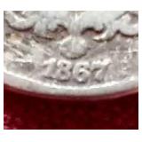 1867 Shield Nickel