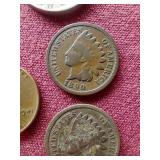 Small Mixed Lot of U.S. Coins - Mercury, Buffalo, Wheats, Etc