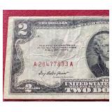 1953 Red Seal $2 Note