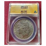 1897-O Morgan Dollar - ANACS AU50 Cleaned
