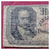 1875 Fractional Currency 50c Note