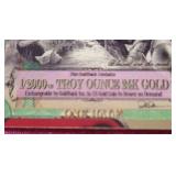 Florida 1/2 Goldback Note