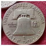 (3) 1953 Franklin Half Dollars - P/D/S