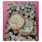 Buffalo Nickel Album With (20) Coins