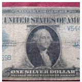 1923 Silver Certificate $1 "Horse Blanket" Note