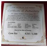 Gorgeous 2014 Tokelau 1oz Silver "Year of the Horse" Coin