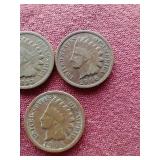 (5) Indian Pennies