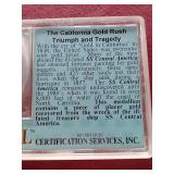 Awesome 1oz Silver Medallion With Placer Gold