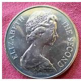 1973 St Helena 25 Pence Commemorative Coin