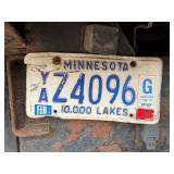 2007 White Chevy 3500 Diesel truck, flatbed with side rails, rack extending over the cab