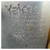 (2) Yale 3-phase Electric Chain hoists