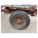 Heavy-duty Industrial or Farm flatbed Trailer. Steel grating platform 95” w x 120” d