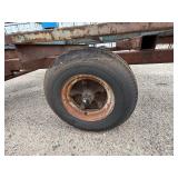 Heavy-duty Industrial or Farm flatbed Trailer. Steel grating platform 95” w x 120” d