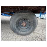 Heavy-duty Industrial flatbed Trailer: Steel deck with side edges for load containment