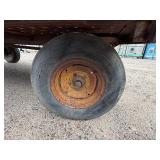 Heavy-duty Industrial flatbed Trailer: Steel deck with side edges for load containment