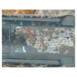 Pallet of corded tools: circular saws, cutoff saws, jigsaws, angle sander, pulleys