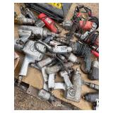 Pallet of corded power tools Dewalt, Milwaukee, Aircat, Ingersol-Rand, Gison Pneumatic, Skil and more