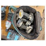 Pallet of power tools: Bosch & Dewalt Angle Grinders, Bosch & Makita rotary hammers, Makita drivers