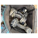 Pallet of power tools: Bosch & Dewalt Angle Grinders, Bosch & Makita rotary hammers, Makita drivers
