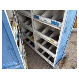 Wood gang box H 77” x 28 ½” x 48 ½”