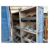 Wood gang box H 77” x 28 ½” x 48 ½”