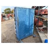 Wood gang box H 77” x 28 ½” x 48 ½”