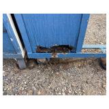 Wood gang box H 77” x 28 ½” x 48 ½”