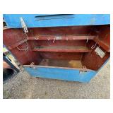 Metal storage jobbox H 56” x W 30 ½” x L 60 ½”