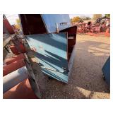 Metal storage jobbox H 56” x W 30 ½” x L 60 ½”