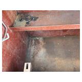 Metal storage jobbox H 56” x W 30 ½” x L 60 ½”