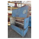 Metal storage jobbox H 56” x W 30 ½” x L 60 ½”