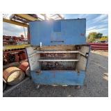 Metal storage jobbox H 56” x W 30 ½” x L 60 ½”