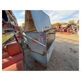Metal storage jobbox H 56” x W 30 ½” x L 60 ½”