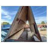 Metal storage jobbox H 56” x W 30 ½” x L 60 ½”