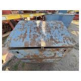 Slant Lid Metal storage jobbox H 53” x W 30” x 48