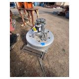 Centrifugal downblast exhaust fan with Dayton Blower Motor