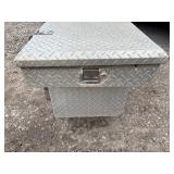 Aluminum truck bed tool box with dual-lid crossover L 69” x W 20” x H 21 ½”