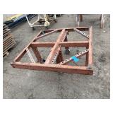 Heavy duty commercial support stand with castors or leveling feet. 48”l x 48”w x 26 ½”t