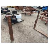 Steel forklift forks