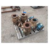 Pallet of Plug Valves including Val-Matic Cam-centric, DeZurik Eccentric PEC, GA Industries